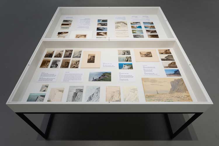 Emma Stibbon: Melting Ice | Rising Tides, installation view, Towner Eastbourne, 2024. Photo: Rob Harris.