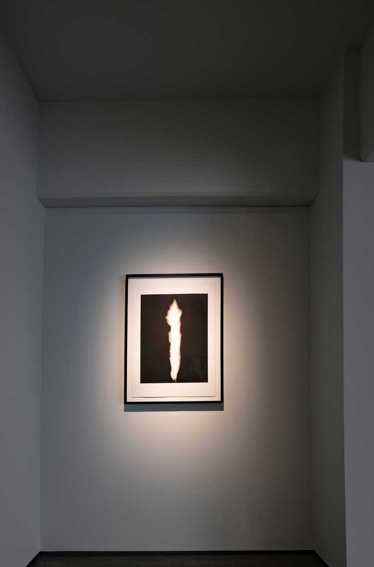 Hiroshi Sugimoto: Playing With Fire, installation view, Gallery Koyanagi, Ginza, Tokyo. ©︎ Sugimoto Studio.