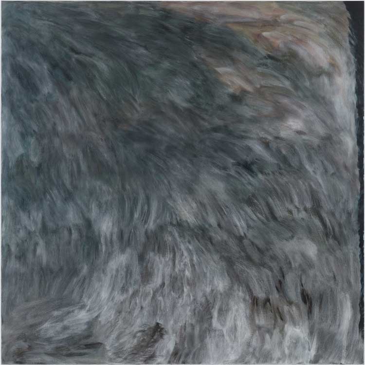 Kate Spencer Stewart, Smith, 2023. Oil on linen, 167.6 x 167.6 x 2.7 cm (66 x 66 x 1 in). Photo: Marten Elder.