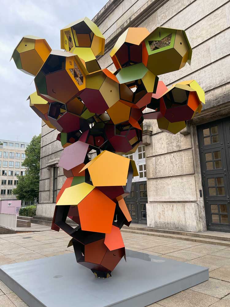 Tomás Saraceno, Species of Spaces and Other Pieces, 2023. installation view, Haus der Kunst München, 2026. Photo: Veronica Simpson.