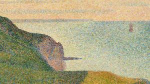 This scholarly exhibition lets the pointillist pioneer’s lesser-known marine paintings shimmer in quiet glory