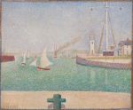 Georges Seurat, Entrance to the Port of Honfleur, 1886. Oil on canvas. Barnes Foundation, Philadelphia. Photo © 2025 Barnes Foundation. All rights reserved.