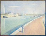 Georges Seurat, The Channel at Gravelines, Petit-Fort Philippe, 1890. Oil on canvas, Indianapolis Museum of Art at Newfields, Gift of Mrs. James W. Fesler in memory of Daniel W. and Elizabeth C. Marmon, 45.195. Image courtesy of the Indianapolis Museum of Art at Newfields.