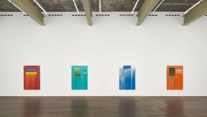 New paintings by the American artist, now 87, make their debut in this exhibition in Zurich