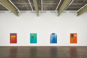 Pat Steir: Song, installation view, Hauser & Wirth Zurich,, 13 June – 13 September 2025. © Pat Steir. Courtesy the artist and Hauser & Wirth. Photo: Jon Etter.