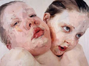 Jenny Saville, Hyphen, 1999. Oil on canvas, 274.3 x 365.8 cm. Private Collection, courtesy of Gagosian. © Jenny Saville, Courtesy Gagosian.