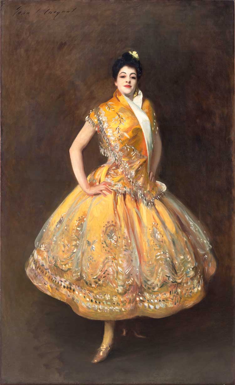 John Singer Sargent, La Carmencita, 1890. Oil paint on canvas, 221 x 114.3 cm. Paris, musée d'Orsay. Photo © Musée d'Orsay, Dist. RMN-Grand Palais / Patrice Schmidt.