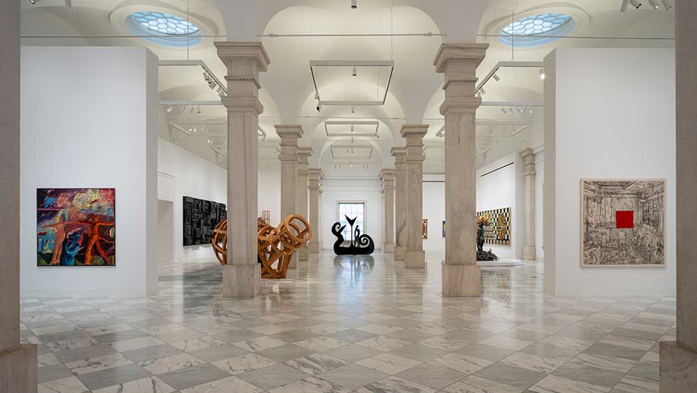 Installation view, American Voices and Visions: Modern and Contemporary Art, Smithsonian American Art Museum. Photo: Ron Blunt.