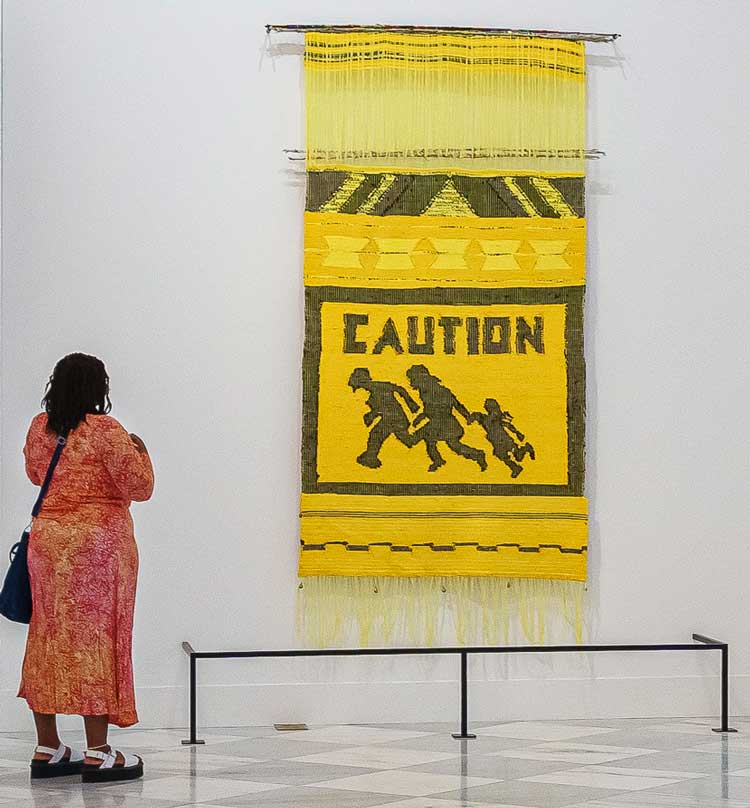 Consuelo Jimenez Underwood, Run, Jane, Run!, 2004. Installation view, American Voices and Visions: Modern and Contemporary Art, Smithsonian American Art Museum. Photo: Albert Ting.