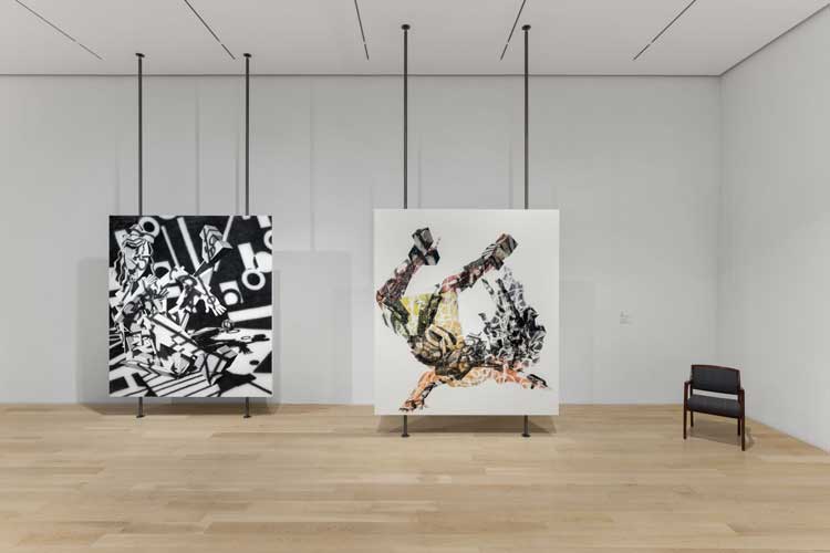 Avery Singer: Unity Bachelor, installation view, Institute of Contemporary Art, Miami. 22 April – 15 October 2023. Photo: Zachary Balber.