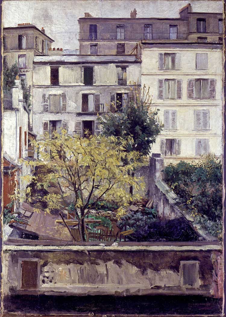 Maria Slavona, Houses at Montmartre, 1898. Oil on canvas, 116.5 x 81 cm. © Staatliche Museen zu Berlin, Nationalgalerie / Jörg P. Anders.