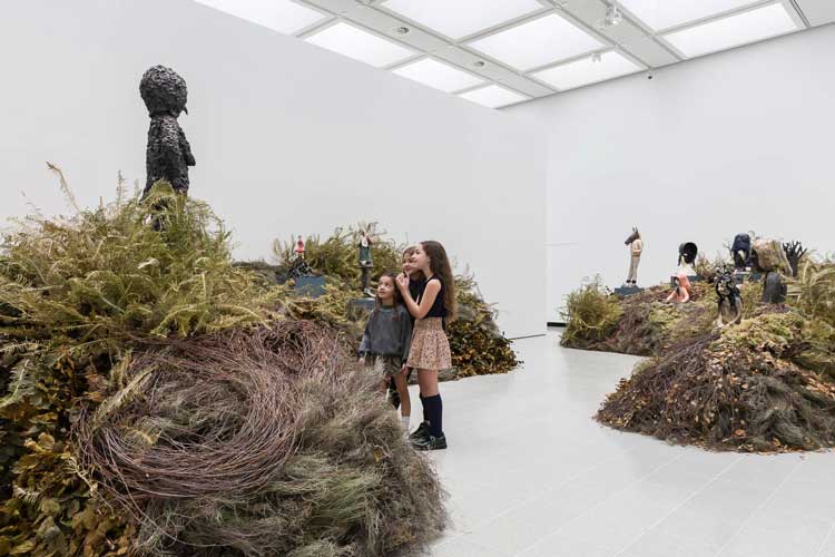 Installation view of Klara Kristalova, Strange Clay: Ceramics in Contemporary Art, Hayward Gallery, London (26 October 2022 - 8 January 2023). Photo: Mark Blower. Courtesy the Hayward Gallery.