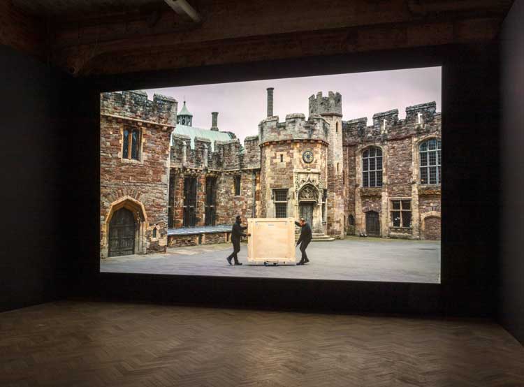 Amie Siegel: Bloodlines, installation view, Thomas Dane Gallery, London, 27 April – 23 July 2022. © Amie Siegel. Courtesy the artist and Thomas Dane Gallery.Photo: Richard Ivey.