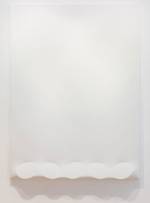 Turi Simeti. Cinque ovali in bianco, 
2002. Acrylic on shaped canvas, 
78 ¾ x 59 in (200 x 150 cm). Image courtesy The Mayor Gallery.