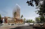 Sara Cultural Centre, Skellefteå, Sweden – Standing almost 80 meters, the 20-storey high Sara Cultural Centre will be one of the world’s tallest timber buildings when completed in Q3 2021.