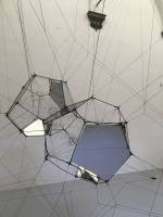 Tomás Saraceno. Connectome, installation view, Palazzo Strozzi, Firenze. Photo: Veronica Simpson.