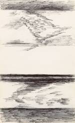 Hedda Sterne. Untitled, 1965-66. Mixed media on paper, 27.9 x 17.1 cm (11 x 6 3/4 in). © The Hedda Sterne Foundation Inc, ARS, NY and DACS, London 2019. Courtesy Van Doren Waxter and Victoria Miro.