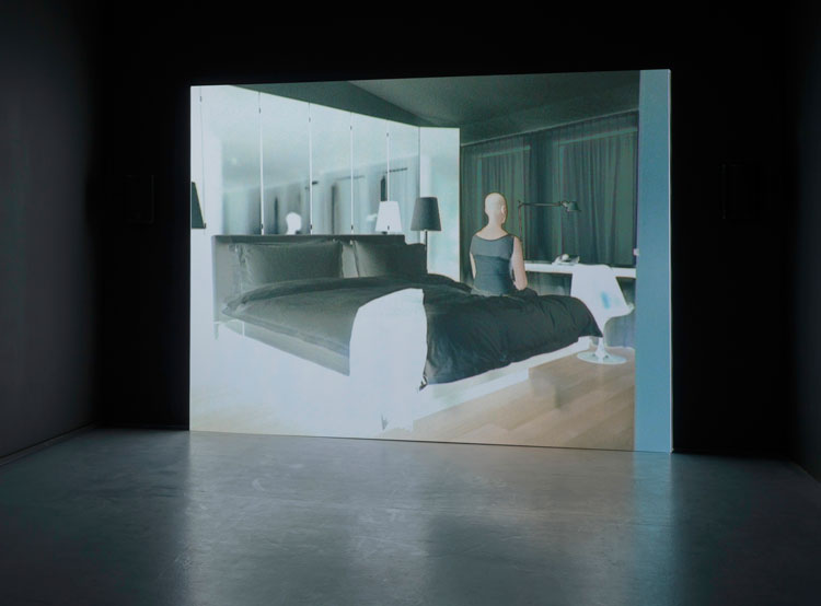 Isaac Julien. Encore II: (Radioactive), 2004. Super 8 and 16mm film transferred to digital, colour, 3 min. Installation view, Dundee Contemporary Arts, 2019. Photo: Ruth Clark.