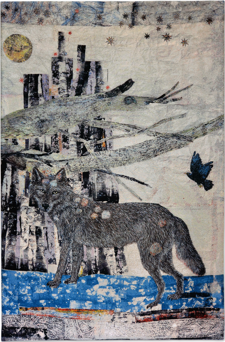 Kiki Smith, Cathedral, 2012. Jacquard tapestry © Kiki Smith. Courtesy Timothy Taylor, London/New York and Magnolia Editions.