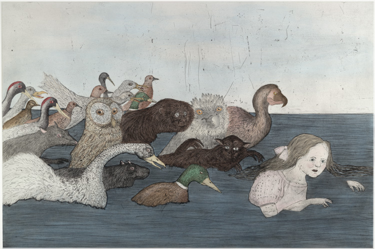 Kiki Smith, Pool of Tears II, 2000. Published by Universal Limited Art Editions. © Kiki Smith and Universal Limited Art Editions. Image courtesy of Universal Limited Art Editions.