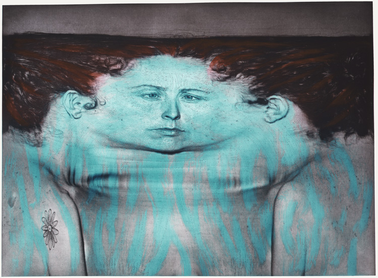 Kiki Smith, My Blue Lake, 1995. Published by Universal Limited Art Editions. © Kiki Smith and Universal Limited Art Editions. Image courtesy of Universal Limited Art Editions.