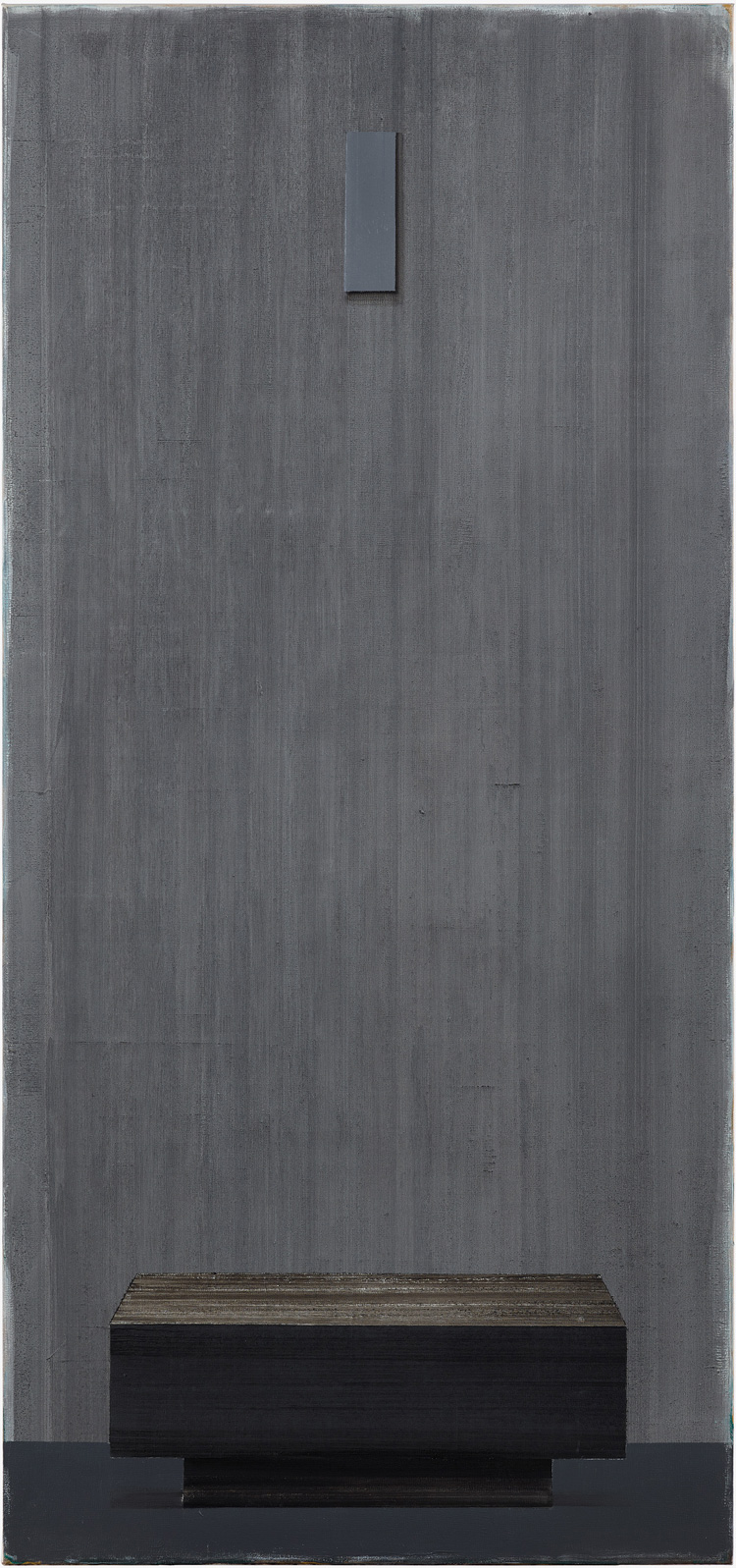 Michael Simpson. Squint 66, 2019. Oil on canvas, 230 x 107.5 cm. Images courtesy the artist and Blain|Southern.
