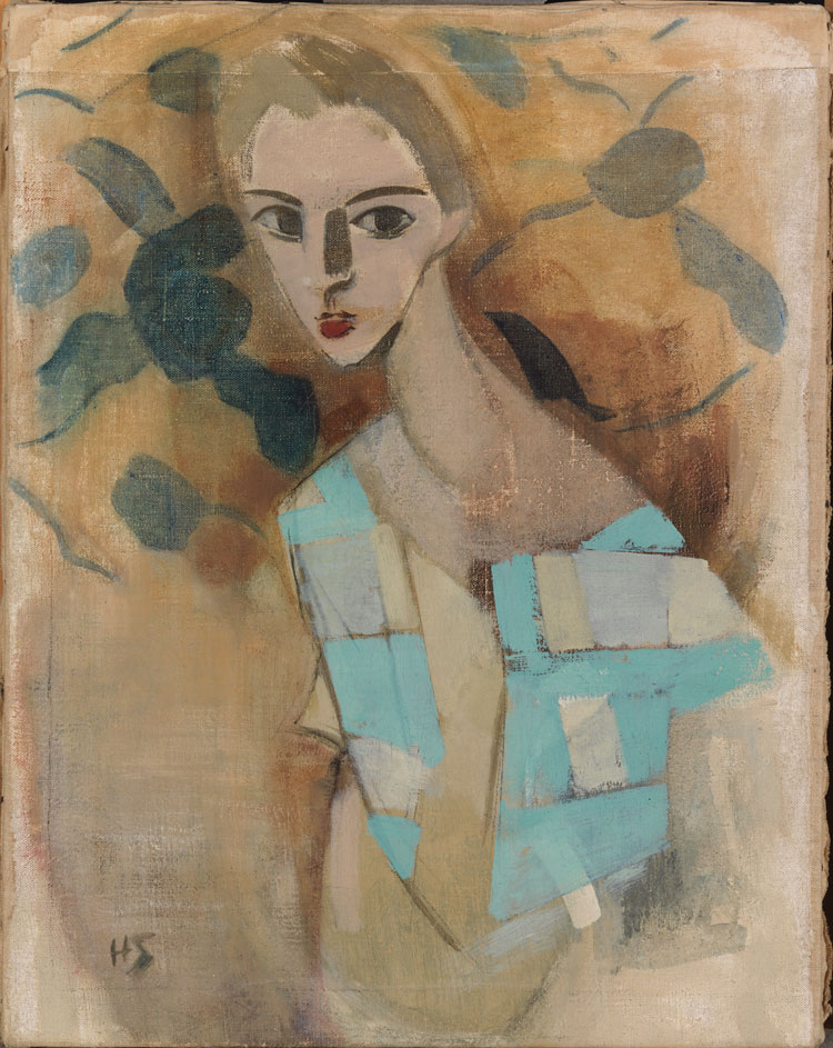 Helene Schjerfbeck. Girl from Eydtkuhne II, 1927. Oil on canvas, 70 x 54.5 cm. Yrjö and Nanny Kaunisto Collection. Finnish National Gallery / Ateneum Art Museum. Photo: Hannu Aaltonen.