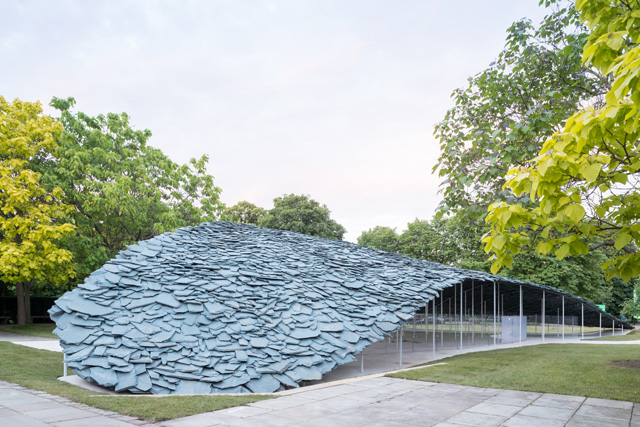 Serpentine Pavilion 2019, designed by Junya Ishigami, Serpentine Gallery, London © Junya Ishigami + Associates, Photo © 2019 Iwan Baan.