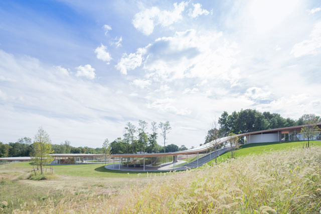 Exterior view, Grace Farms, New Canaan. Photo: Iwan Baan.