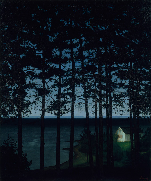 Harald Sohlberg. Fisherman’s Cottage, 1906. Art Institute of Chicago, Gift of Edward Byron Smith.