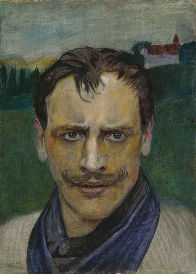 Harald Sohlberg, Self-Portrait, 1896. Private collection.