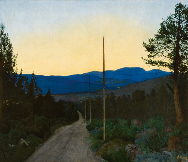Harald Sohlberg. The Country Road, 1905. Private collection.