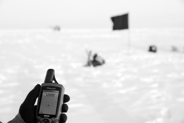 Santiago Sierra. North Pole Documentation, 2015. Ditone archival print on Hahnemuhle Photo Rag. Courtesy of Santiago Sierra Studio & a/political.