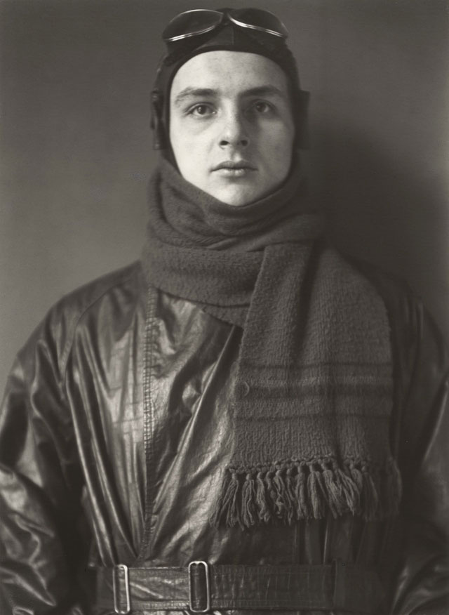 August Sander. Sportflieger (Aviator), 1920 (printed 1972). Gelatin silver print, 79.3 x 59.4 cm (31 1/4 x 23 3/8 in). © Die Photographische Sammlung/SK Stiftung Kultur - August Sander Archiv, Cologne / DACS 2018.