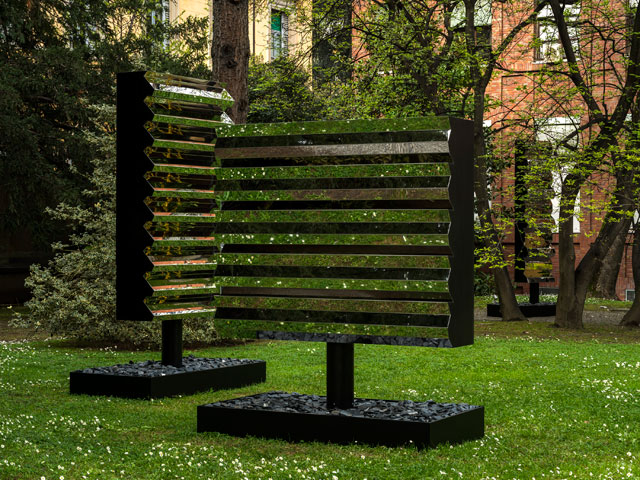 Philip K Smith III, Open Sky, Installation view, Palazzo Isimbardi, Milan. Photograph: Lance Gerber. Courtesy of the artist and Cos.