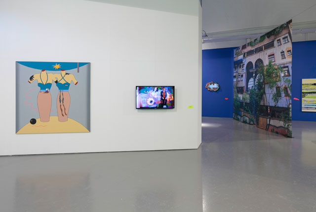 Duggie Fields, installation view, Shonky: The Aesthetics of Awkwardness. Photograph: Ruth Clark.