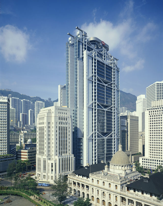 Hongkong and Shanghai Bank. Photograph: © Foster + Partners, Ian Lambot.