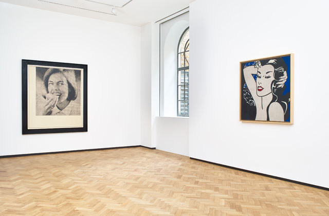 Source and Stimulus: Polke, Lichtenstein, Laing. Installation view, Lévy Gorvy, London, 6 March – 21 April 2018. Photograph: Stephen White.