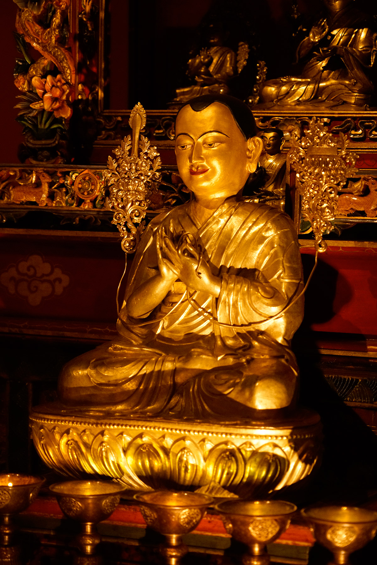 The Tibetan Buddhist Shrine Room from the Alice S. Kandell Collection. Gifts and promised gifts from the Alice S. Kandell Collection to the Arthur M. Sackler Gallery, Smithsonian Institution, Washington, DC. Photograph by Miguel Benavides