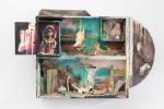 Carolee Schneemann. Native Beauties, 1962-64. Wooden box, photographs, Limoges cup, bones, dead bird, oil paint, glass shards, twig, paper, and wood, 26 x 41 x 5 ½ in (66 x 104.1 x 20 cm). © 2017 Carolee Schneemann. Courtesy the artist, P.P.O.W, and Galerie Lelong, New York.