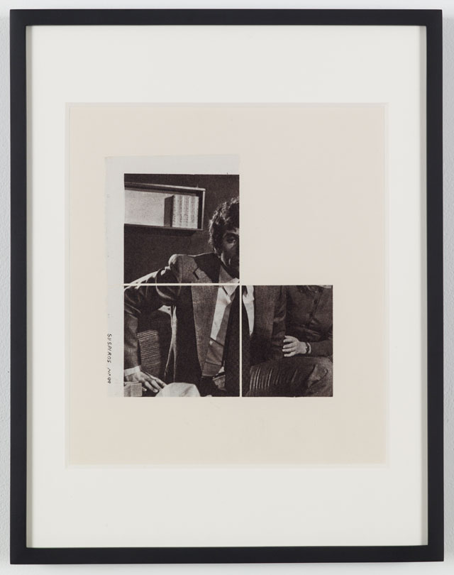 John Stezaker. 'L', c1977. Collage, 7.17 x 6.77 in (18.2 x 17.2 cm). Courtesy of the artist and Petzel, New York.