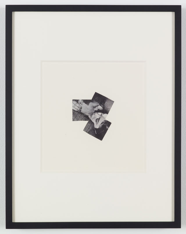 John Stezaker. The Word Made Flesh IV (Photoroman), 1977-78. Collage, 3.66 x 3.07 in (9.3 x 7.8 cm). Courtesy of the artist and Petzel, New York.