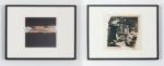 John Stezaker. Untitled (Photoroman), 1977. Collage. Diptych paper: (left) 9 x 9in (22.8cm x 23.2 cm); (right) 10.75 x 9.75 in (27.2cm x 24.7cm). Courtesy of the artist and Petzel, New York.
