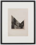 John Stezaker. Kiss I (Photoroman), 1976. Collage, 5.71 x 5.16 in (14.5 x 13.1 cm). Courtesy of the artist and Petzel, New York.