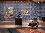 Raqib Shaw, installation view, the Whitworth Manchester, 2017.