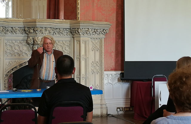 Nobel prize-winning 'professor of serendipity' Pek van Andel, one of two keynote speakers. Photograph: © Christian Guckelsberger.