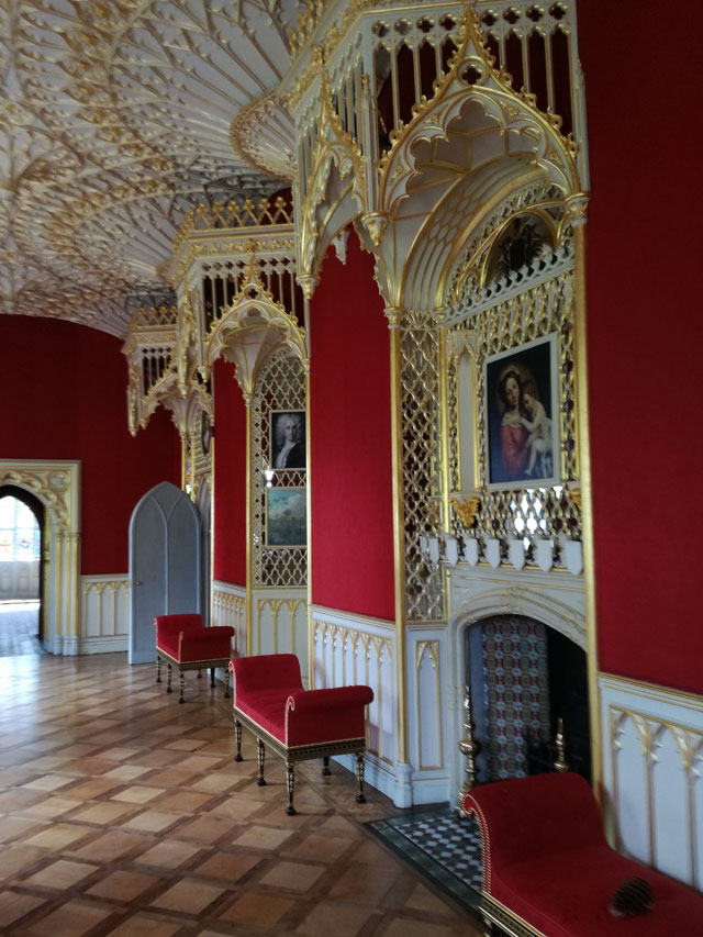 Interior view, Strawberry Hill House. Photograph: © Christian Guckelsberger.