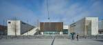 The public piazza at the south end is intended for the public enjoyment of performances on the Big Screen. Photograph: Didier Boy de la Tour.