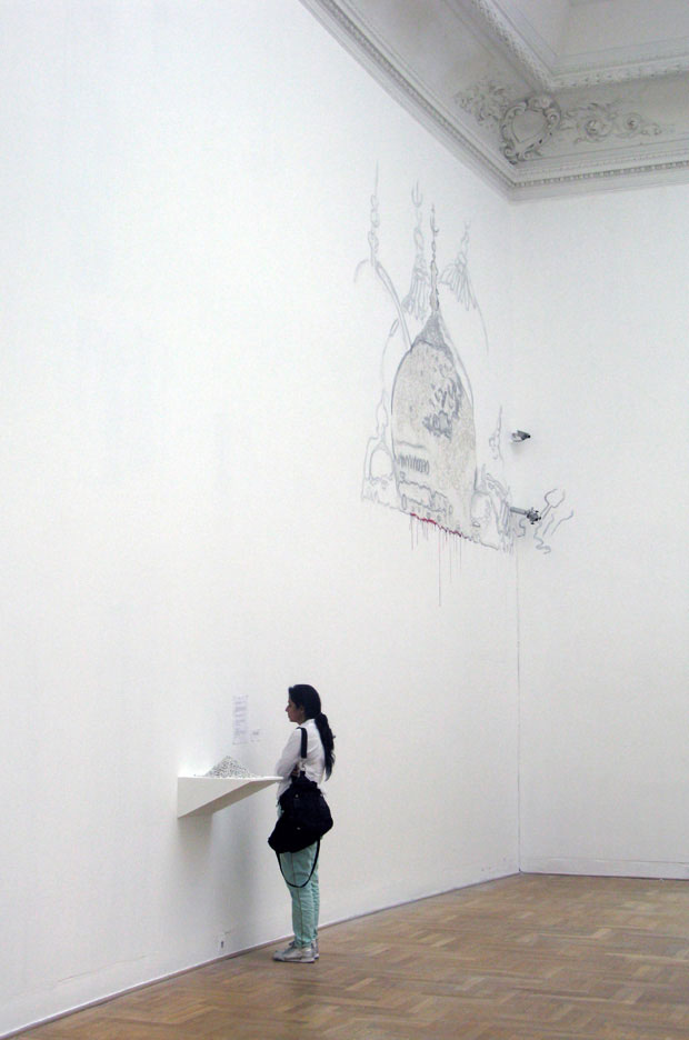 Mithu Sen. AHH TAJ!! 2011. Installation view, site specific installation, Zacheta Museum, Warsaw, Poland. Courtesy Zacheta Museum, Warsaw, Poland.