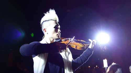 Korean-born violinist Hahn-Bin (performed at the Sackler Gala).